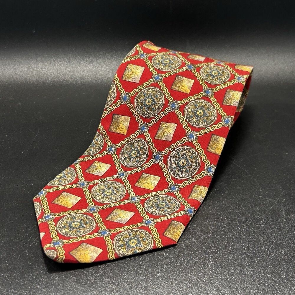 The Metropolitan Museum of Art Silk Tie Men's 58" Red 4" Wide